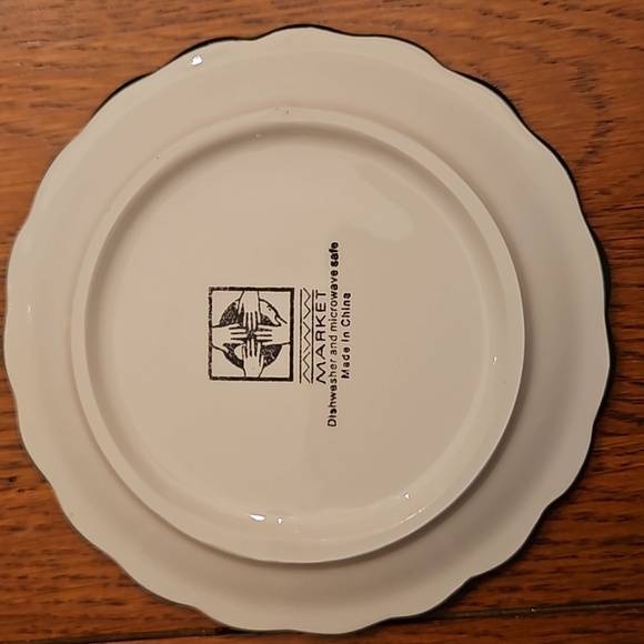 Small 4.5" Mini Plates Set "Watermellon" Dishwasher Safe Sushi Snack Tea Party - Picture 9 of 9